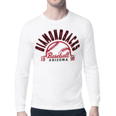 Arizona Diamondbacks Starter Half Ball Team Graphic Long Sleeve T-Shirt White