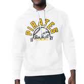 Pittsburgh Pirates Starter Half Ball Team Graphic Pullover Hoodie White