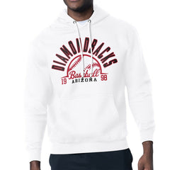 Arizona Diamondbacks Starter Half Ball Team Graphic Pullover Hoodie White