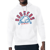 Los Angeles Dodgers Starter Half Ball Team Graphic Pullover Hoodie White