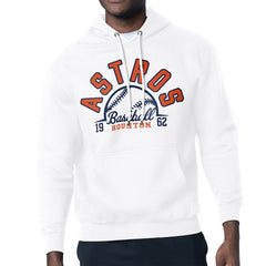 Houston Astros Starter Half Ball Team Graphic Pullover Hoodie White