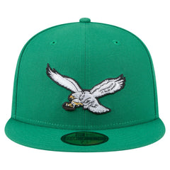 Philadelphia Eagles New Era Super Bowl LIX Champions Historic Side Patch 59FIFTY Fitted Hat - Kelly Green discount