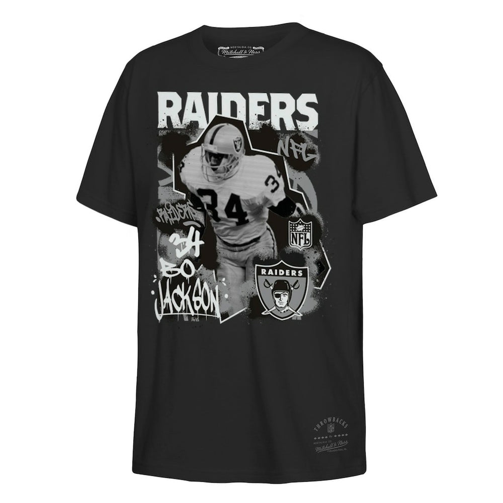 Bo Jackson Las Vegas Raiders Youth Star Player T-Shirt - Black for sale