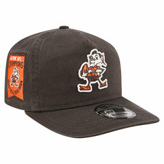 Cleveland Browns New Era Championship 19TWENTY Adjustable Hat - Brown for sale