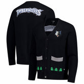 Minnesota Timberwolves The Wild Collective Unisex City Edition Full-Button Cardigan - Black cheap