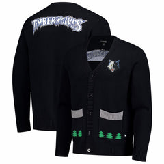 Minnesota Timberwolves The Wild Collective Unisex City Edition Full-Button Cardigan - Black cheap