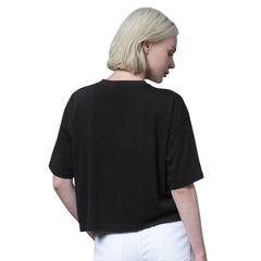 Chicago Cubs Starter Women's Holy Grail Boxy Cropped T-Shirt Black