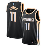 Trae Young Atlanta Hawks Unisex 2025/26 Swingman Jersey - Black - City Edition shop
