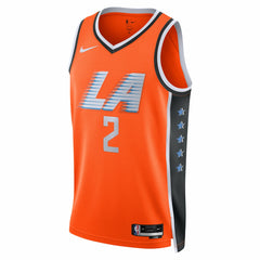 Kawhi Leonard LA Clippers Unisex 2025/26 Swingman Jersey - Orange - City Edition for sale