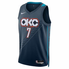 Chet Holmgren Oklahoma City Thunder Unisex 2025/26 Swingman Jersey - Navy - City Edition discount