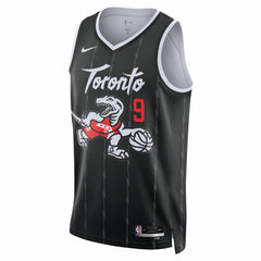 RJ Barrett Toronto Raptors Unisex 2025/26 Swingman Jersey - Black - City Edition for sale