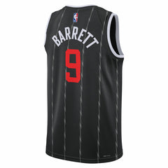 RJ Barrett Toronto Raptors Unisex 2025/26 Swingman Jersey - Black - City Edition for sale