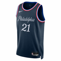 Joel Embiid Philadelphia 76ers Unisex 2025/26 Swingman Jersey - Navy - City Edition discount