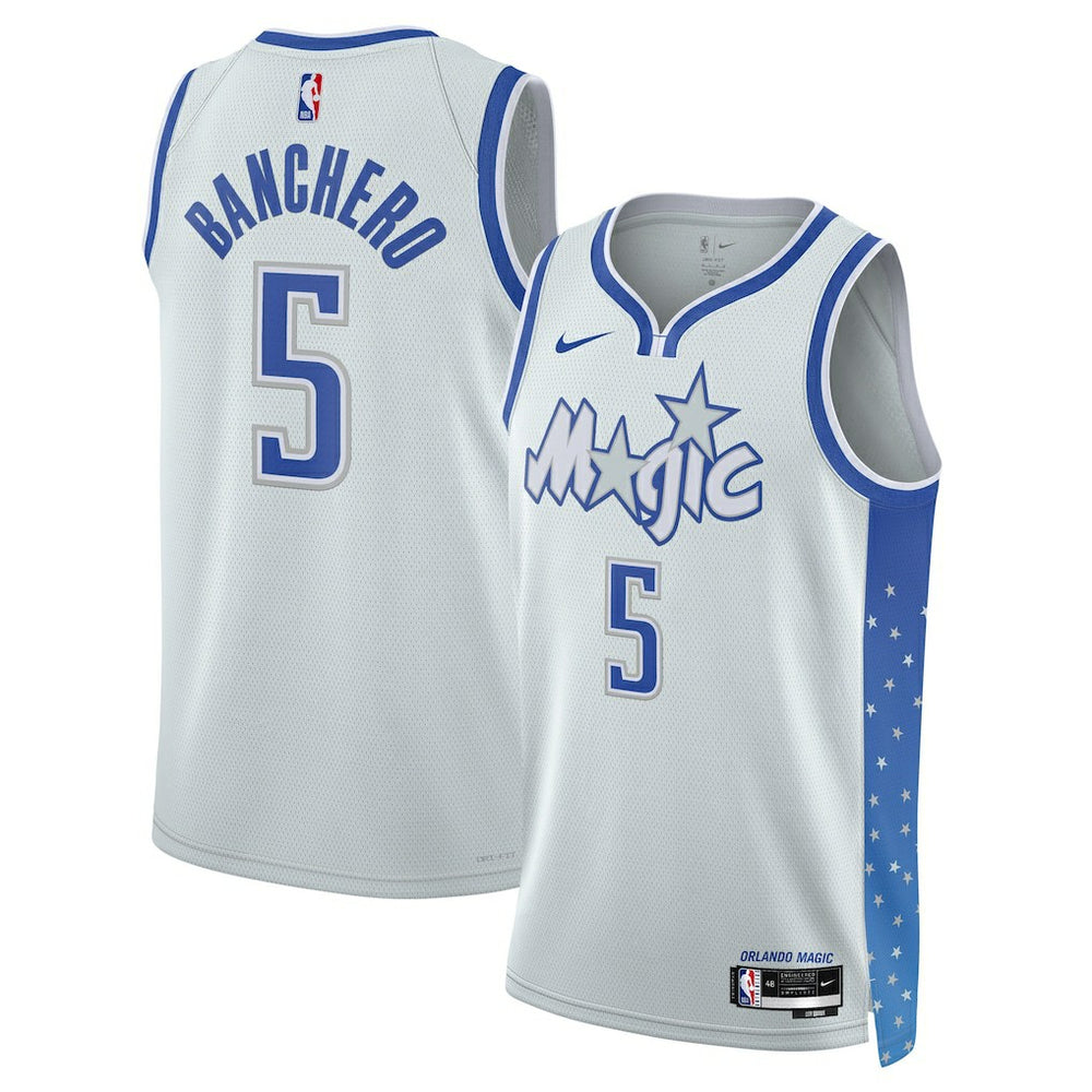 Paolo Banchero Orlando Magic Unisex 2025/26 Swingman Jersey - Silver - City Edition discount