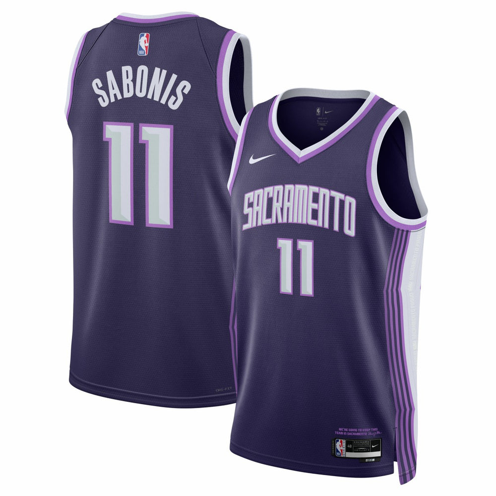Domantas Sabonis Sacramento Kings Unisex 2025/26 Swingman Jersey - Purple - City Edition outlet