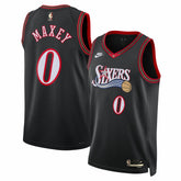 Tyrese Maxey Philadelphia 76ers Unisex Swingman Jersey - Classic Edition - Black for sale