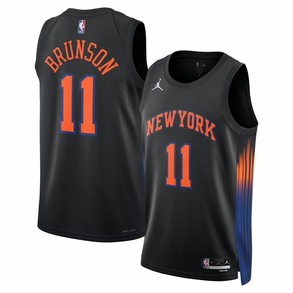 Jalen Brunson New York Knicks Jordan Brand Unisex Swingman Jersey - Statement Edition - Black shop