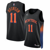 Jalen Brunson New York Knicks Jordan Brand Unisex Swingman Jersey - Statement Edition - Black shop