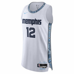 Ja Morant Memphis Grizzlies Unisex 2025/26 Authentic Jersey - City Edition - White sale