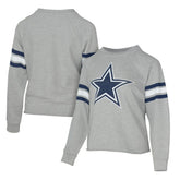 Dallas Cowboys Lauren James Women's Raglan Terry Sweatshirt - Gray online