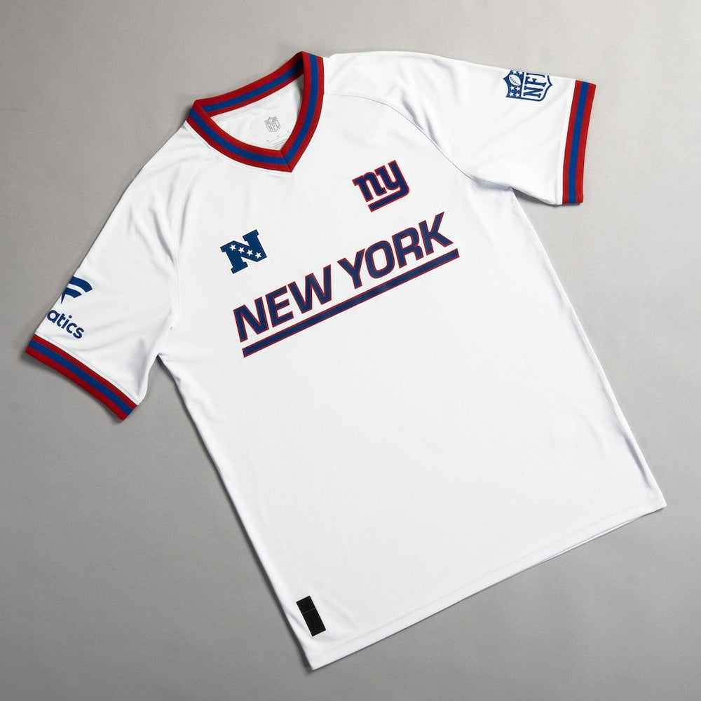 New York Giants NFL Football x Football V-Neck Fan Top - White on sale
