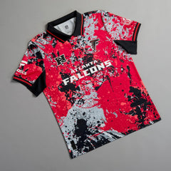 Atlanta Falcons NFL Football x Football Collared Fan Top - Black for sale
