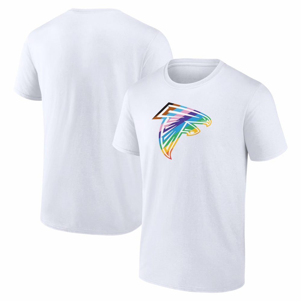 Atlanta Falcons Logo Pride T-Shirt - White outlet