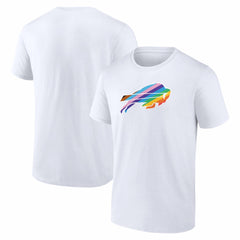 Buffalo Bills Logo Pride T-Shirt - White online