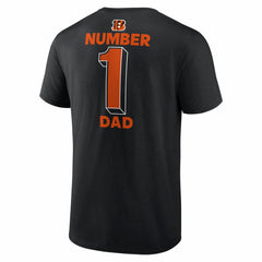 Cincinnati Bengals #1 Dad Jersey T-Shirt - Black cheap