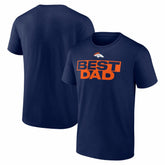 Denver Broncos Greatest Dad T-Shirt - Navy on sale