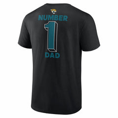 Jacksonville Jaguars #1 Dad Jersey T-Shirt - Black sale