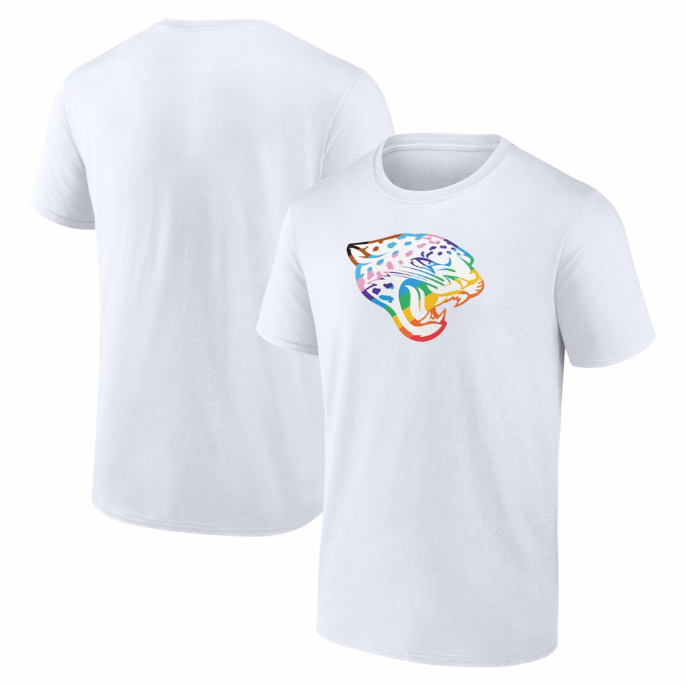 Jacksonville Jaguars Logo Pride T-Shirt - White cheap