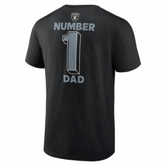 Las Vegas Raiders #1 Dad Jersey T-Shirt - Black cheap