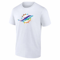 Miami Dolphins Logo Pride T-Shirt - White outlet