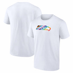 Seattle Seahawks Logo Pride T-Shirt - White sale