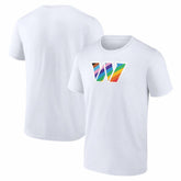 Washington Commanders Logo Pride T-Shirt - White cheap
