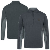 San Diego Padres Levelwear Waffle Insignia 2.0 Quarter-Zip Pullover Heather Black