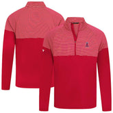 Los Angeles Angels Levelwear Classic Stripes Insignia 2.0 Pullover Red