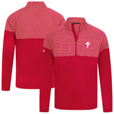 Philadelphia Phillies Levelwear Classic Stripes Insignia 2.0 Pullover Red