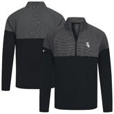 Chicago White Sox Levelwear Classic Stripes Insignia 2.0 Pullover Black