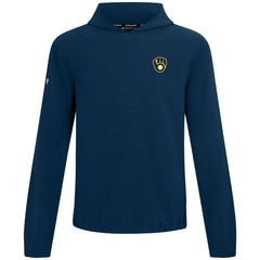 Milwaukee Brewers Levelwear Action Insignia 2.0 Pullover Hoodie Navy
