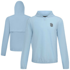 San Diego Padres Levelwear Action Insignia 2.0 Pullover Hoodie Light Blue