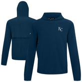 Kansas City Royals Levelwear Action Insignia 2.0 Pullover Hoodie Navy