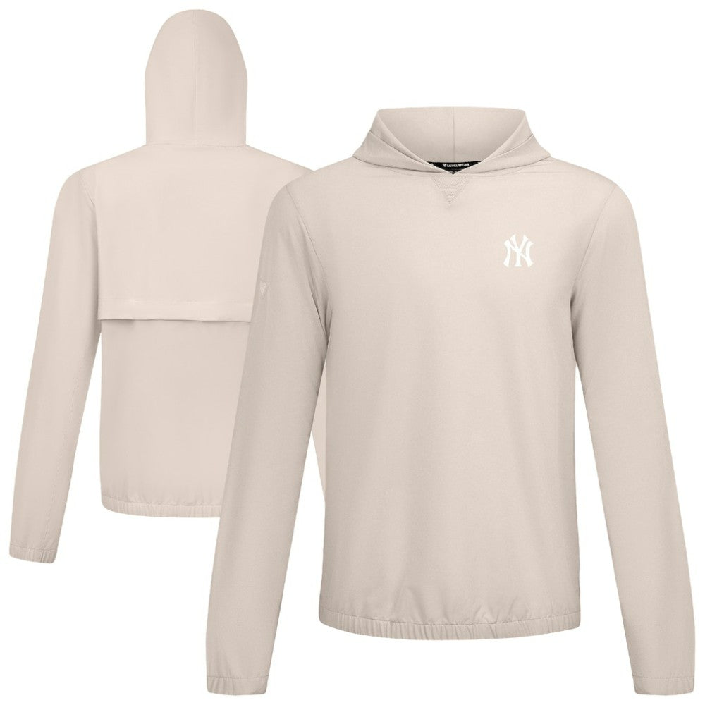 New York Yankees Levelwear Action Insignia 2.0 Pullover Hoodie Khaki
