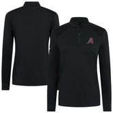 Arizona Diamondbacks Levelwear Women's Power Insignia 2.0 Quarter-Zip Pullover Top Black