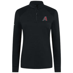 Arizona Diamondbacks Levelwear Women's Power Insignia 2.0 Quarter-Zip Pullover Top Black