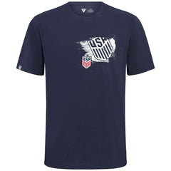 USMNT Levelwear Focal Blasted T-Shirt - Navy sale