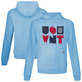 USWNT Levelwear Relay Full On Pullover Hoodie - Light Blue discount