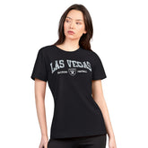 Las Vegas Raiders G-III 4Her by Carl Banks Women's Super-Slim Lightweight Winning Crew T-Shirt - Black on sale