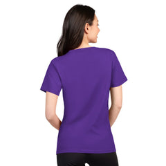 Minnesota Vikings G-III 4Her by Carl Banks Women's Super-Slim Lightweight Winning Crew T-Shirt - Purple discount